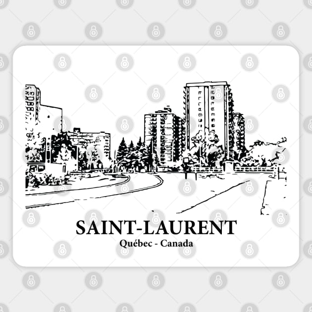 Saint-Laurent - Québec Magnet by Lakeric